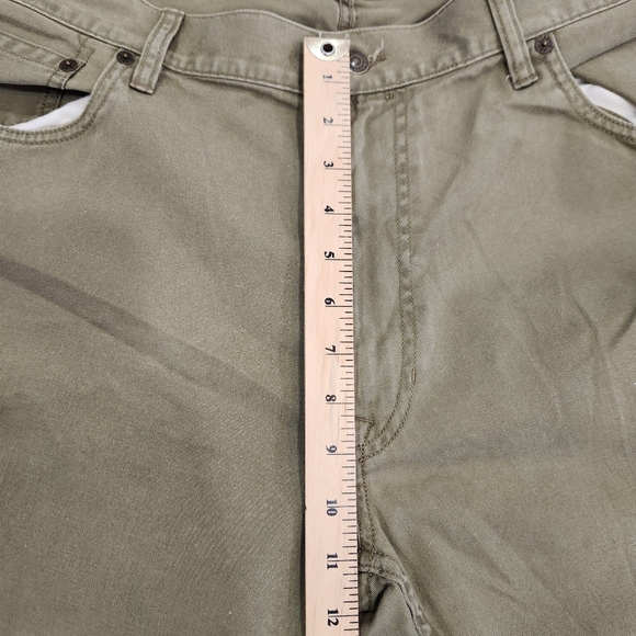 VTG Polo Ralph Lauren Drygoods 650 Straight Pants Khaki Olive Green Chino 40x30 - Picture 10 of 13